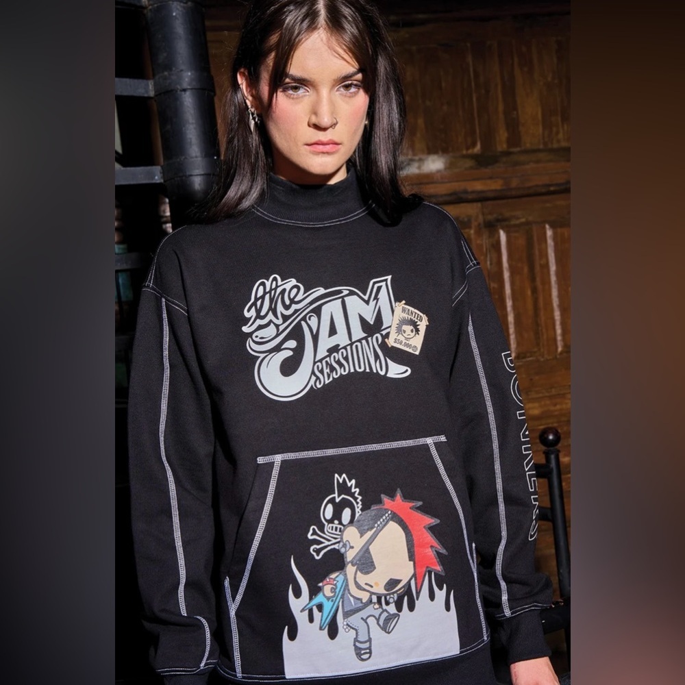 BONKERS TOKIDOKI HIGHNECK SWEATSHIRT